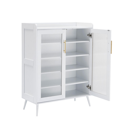 Tier wooden shoe - wooden, storage