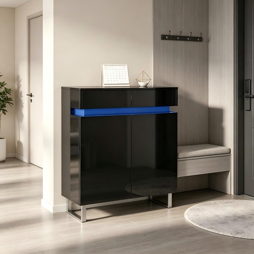 Door shoe cabinet - shoe, with