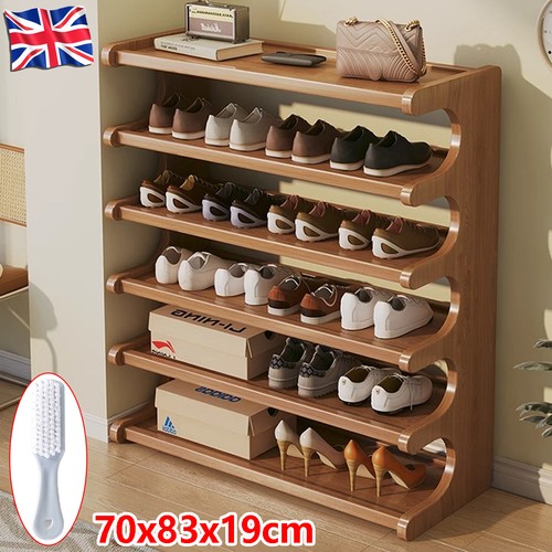 Tier wooden shoe - shoe, rack
