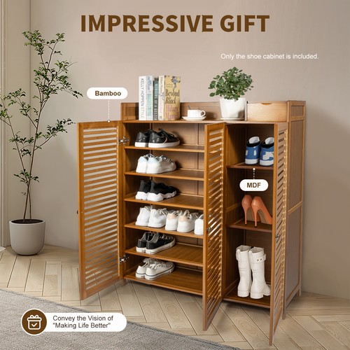 Wood shoe storage rack - storage,