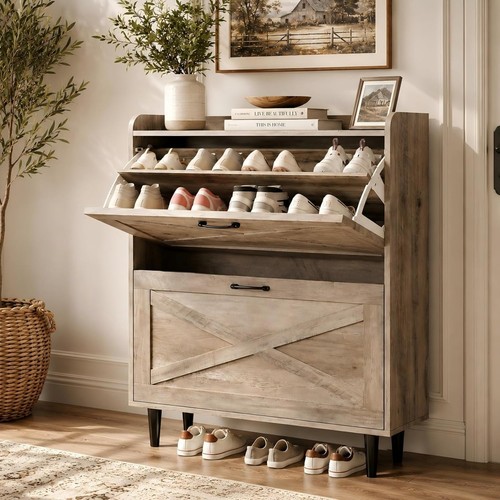 Slim shoe storage - storage, with