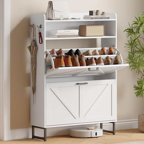 Shoe storage cabinet with - shoe,