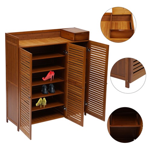 Wood shoe storage rack - wood,