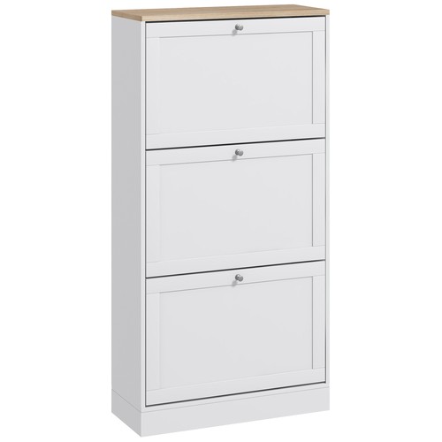 Homcom narrow shoe cabinet - narrow,