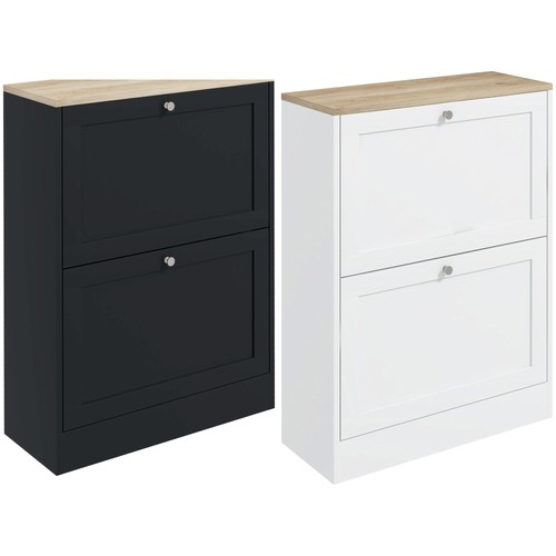 Homcom slim shoe cabinet - slim,