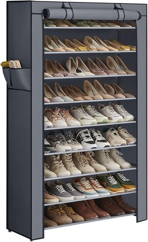 Tier shoe rack - 10-tier, storage