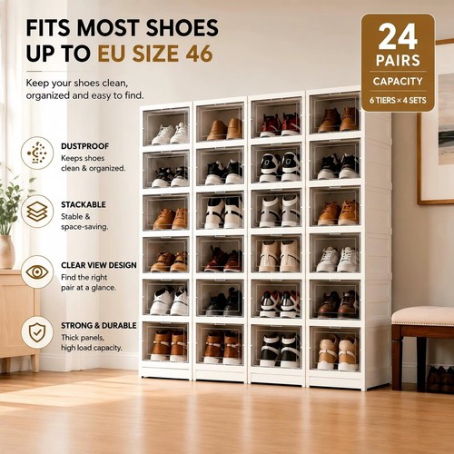 Tier foldable shoe - tier, storage