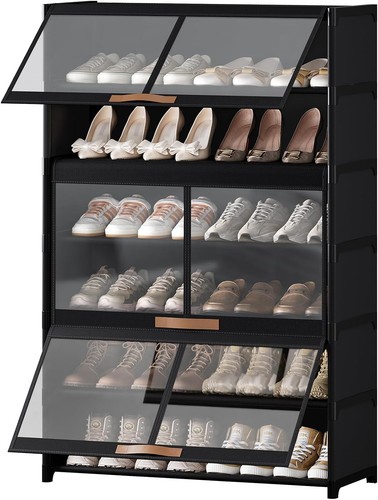 Tier shoe cabinet with - tier,