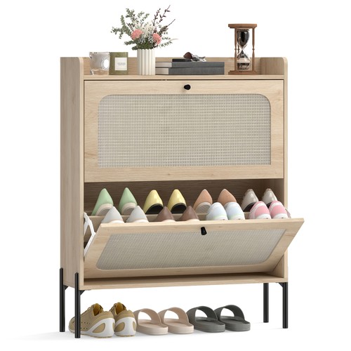 Shoe cabinet with flip - shoe,
