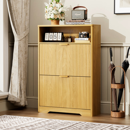 Hidden shoes storage cabinet - shoes,