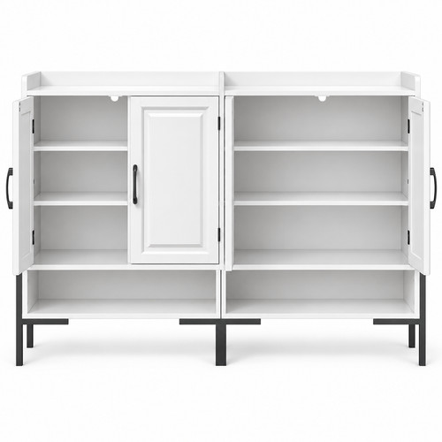 Tier shoe storage cabinet - 4-tier,