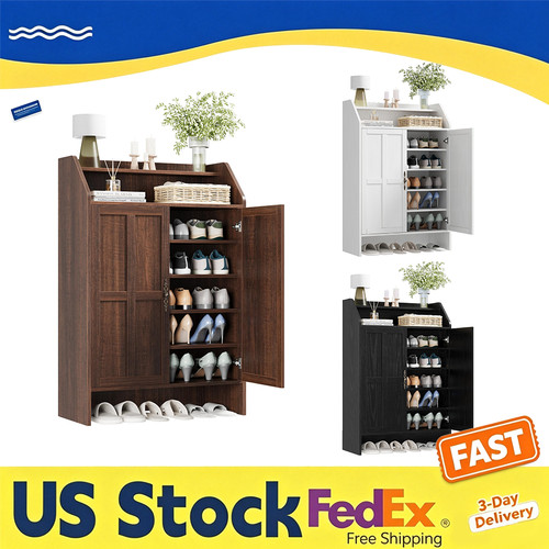 Tier shoe storage cabinet - 5-tier,