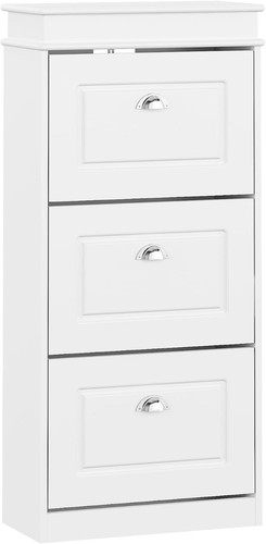 Slim white shoe storage - slim,