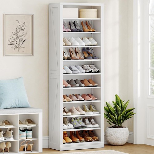 Tier shoe cubby storage - shoe,