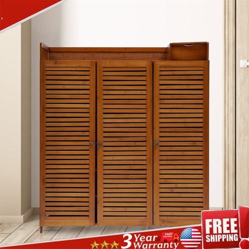 Wood shoe storage rack - wood,