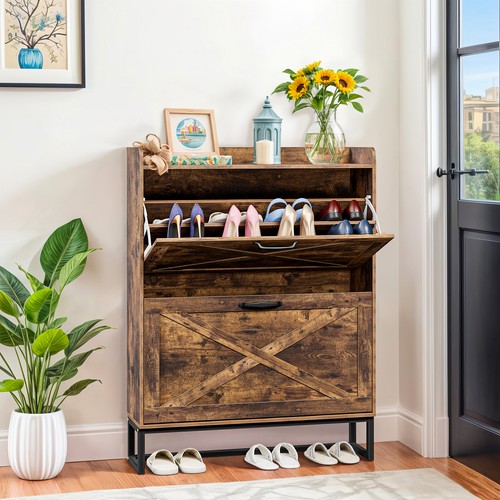 Shoe cabinet with flip - 2,