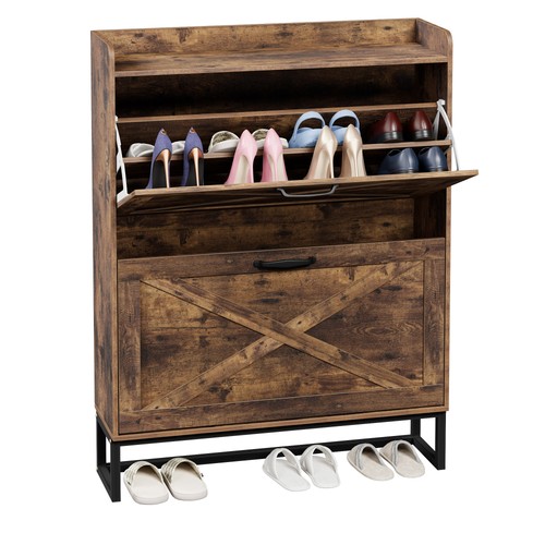 Shoe storage cabinet flip - shoe,
