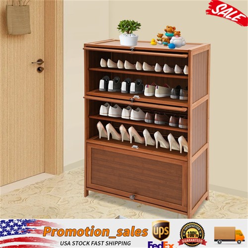 Entryway bamboo 6 tier - 32", 6-tier