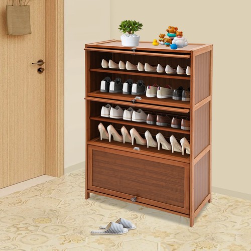 Entryway bamboo 6 tier - 32", 6-tier