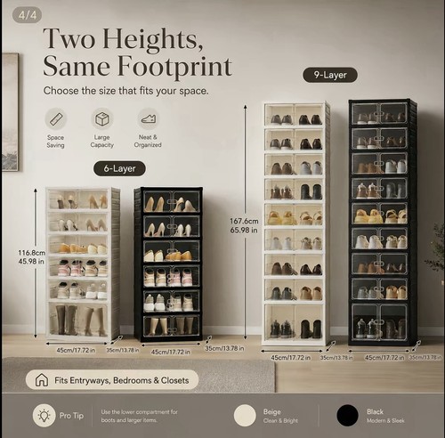 Folding shoe rack magnetic
