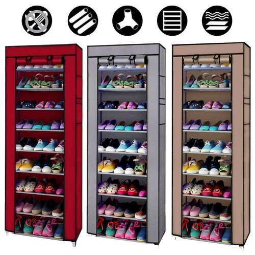 Portable shoe rack shelf - shoe, 9