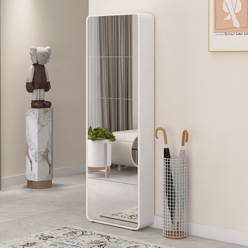 Mirror shoe cabinet with - cabinet, 5