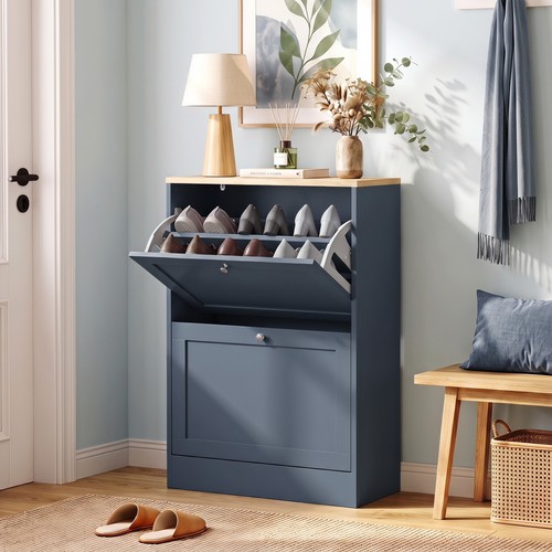 Homcom slim shoe cabinet - homcom,